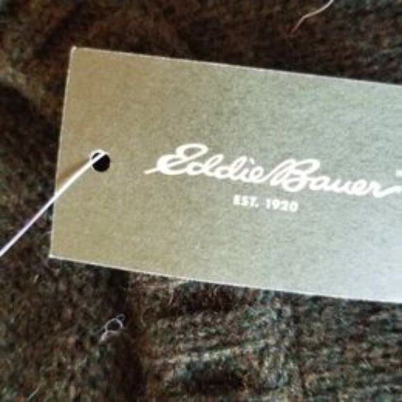 Two Eddie Bauer Men's Sweaters, 1x wool new with tags (sold together) - Picture 4 of 9